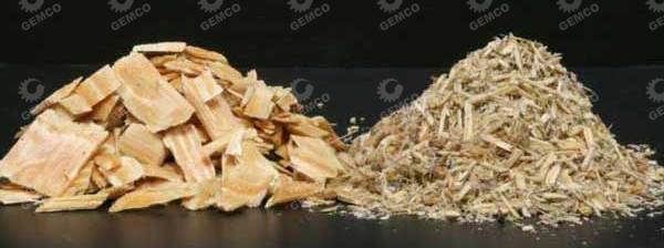 木块可通过粉碎机变成木屑